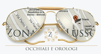 occhiali, gioielli e orologi